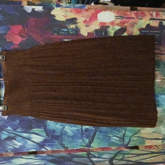 Faux Suede Skirt - Picture 1 of 4